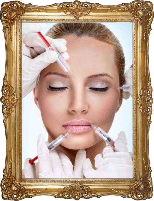 Aesthetic treatments - woman having cosmetic fillers